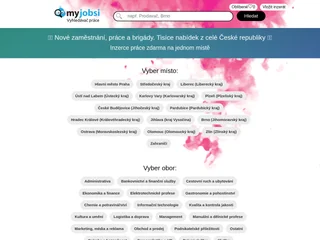 MyJobsi.cz screenshot preview