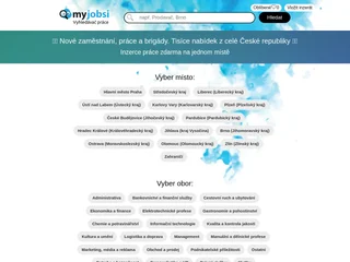 MyJobsi.cz platform preview MyJobsi.cz platform preview