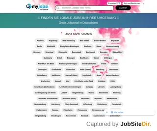 MyJobsi.de platform preview MyJobsi.de platform preview