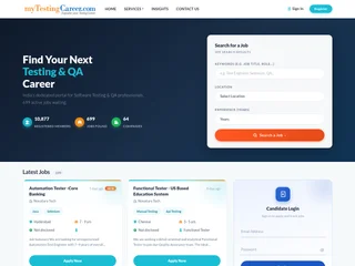 MyTestingCareer.com screenshot preview