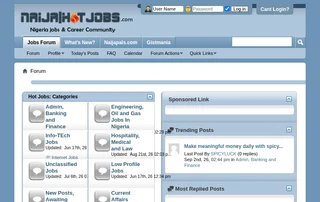 Naijahotjobs screenshot preview