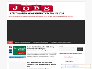 The Jobs Quest Namibia platform preview The Jobs Quest Namibia platform preview