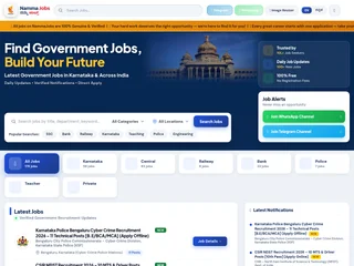 Namma Jobs platform preview Namma Jobs platform preview