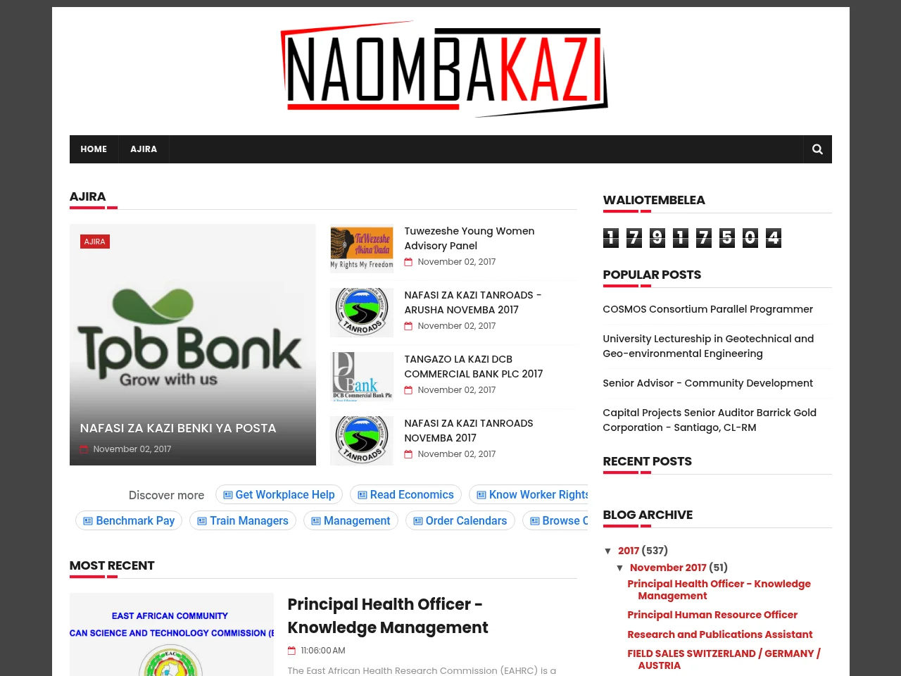 NAOMBAKAZI screenshot NAOMBAKAZI website screenshot