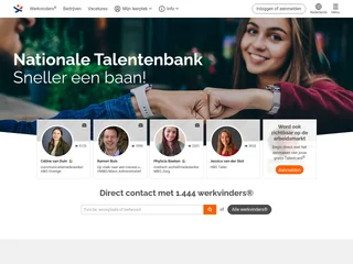 Nationale Talentenbank platform preview