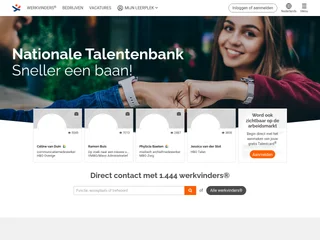 Nationale Talentenbank screenshot preview