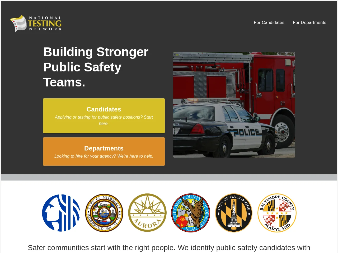 National Testing Network screenshot National Testing Network job board platform screenshot showing job search interface