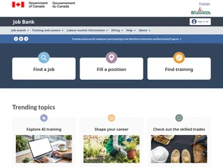 Job Bank platform preview Job Bank platform preview