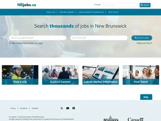 NBjobs.ca screenshot preview NBjobs.ca screenshot preview
