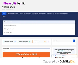 Nearjobs.lk platform preview