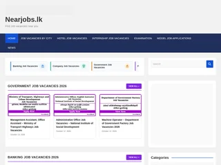 Nearjobs.lk platform preview
