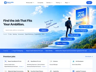 NecoJobs platform preview