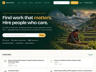 Nepal Impact platform preview