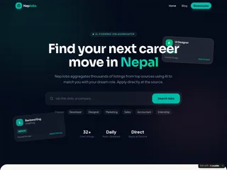 NepJobs platform preview