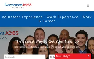 NewcomersjobsCanada screenshot preview