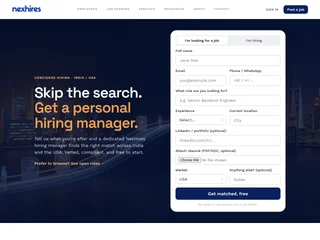 NexHires screenshot preview NexHires screenshot preview