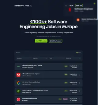 Next Level Jobs platform preview