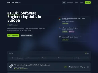 Next Level Jobs platform preview Next Level Jobs platform preview