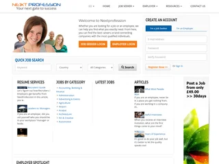 Nextprofession platform preview Nextprofession platform preview