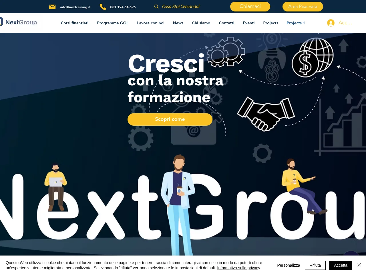 Nextraining screenshot Nextraining website screenshot