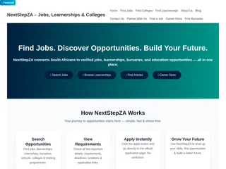 NextStepZA screenshot preview