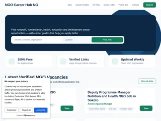 NGO Career Hub NG screenshot preview