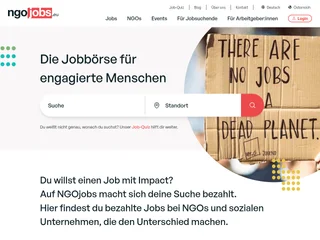 NGOjobs.eu platform preview NGOjobs.eu platform preview