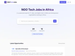 NGO Tech Jobs screenshot preview NGO Tech Jobs screenshot preview