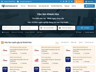 NhatRangJob.vn screenshot preview NhatRangJob.vn screenshot preview