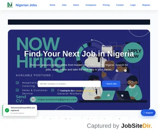 Nigerian Jobs platform preview Nigerian Jobs platform preview