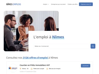 Nîmes Emplois screenshot preview
