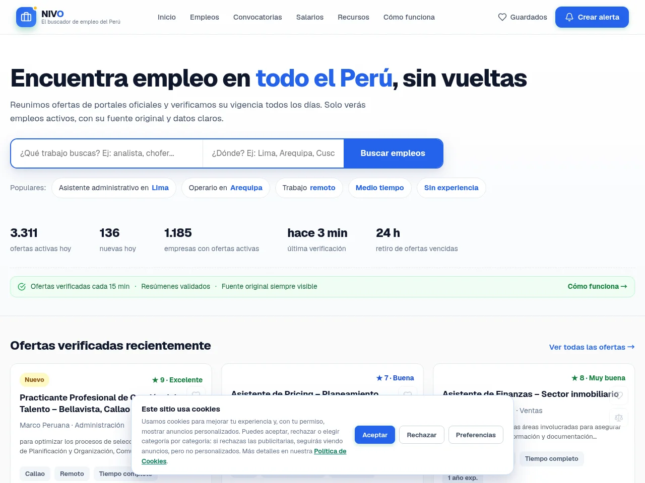 NIVO screenshot NIVO website screenshot
