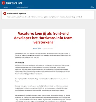 nl.hardware.info platform preview