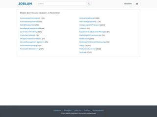 Joblum Nederland screenshot preview