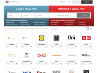 OnlySalesJob platform preview OnlySalesJob platform preview