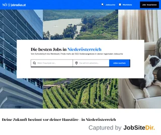Jobradius Niederösterreich platform preview Jobradius Niederösterreich platform preview