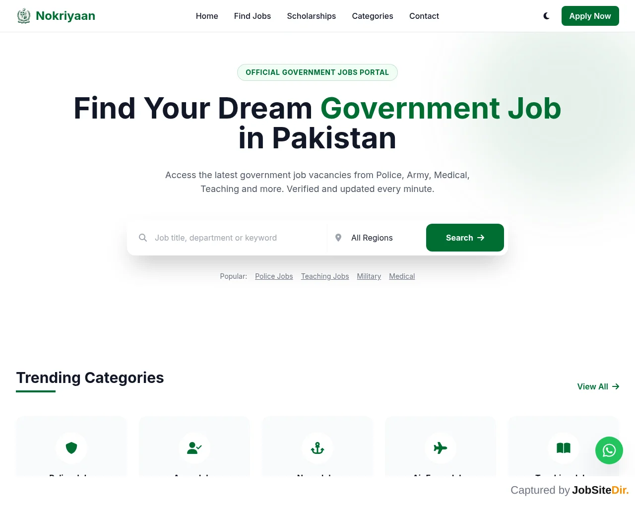 Nokriyaan website screenshot
