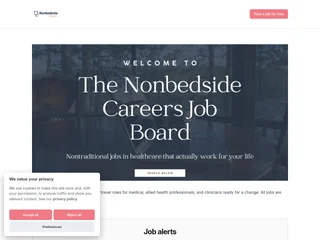 Nonbedside Careers screenshot preview