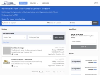 North Shore Chamber of Commerce screenshot preview