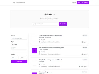 NSBE Los Angeles Job Board platform preview