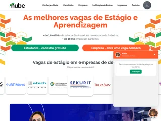 Nube - Núcleo Brasileiro de Estágios screenshot preview Nube - Núcleo Brasileiro de Estágios screenshot preview