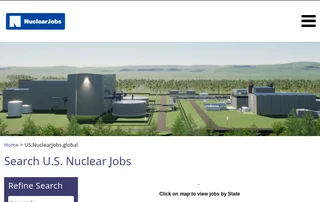NuclearJobs.US platform preview NuclearJobs.US platform preview