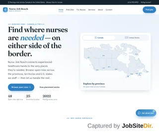 Nurse Job Reach platform preview