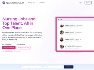 NurseRecruiter platform preview