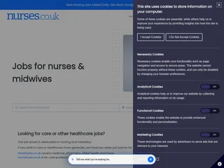 Nurses.co.uk screenshot preview Nurses.co.uk screenshot preview