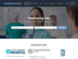 Nursing Jobs Australia and New Zealand screenshot preview