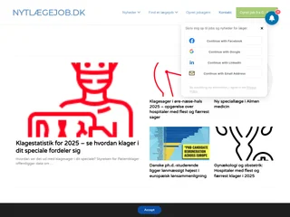 nytlægejob.dk screenshot preview