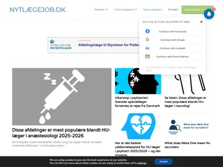 nytlægejob.dk platform preview nytlægejob.dk platform preview