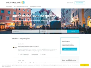 Oberpfalzjobs platform preview