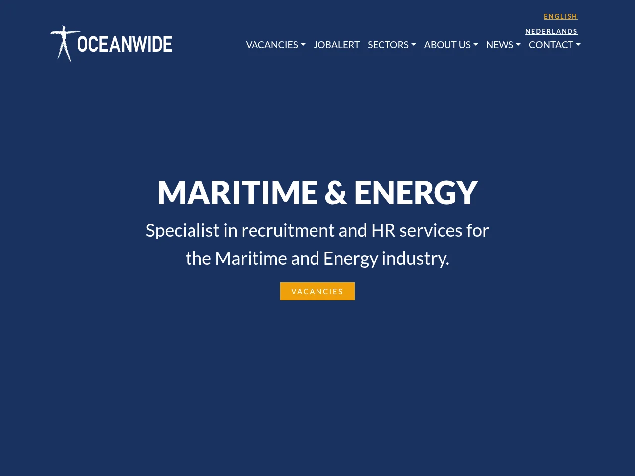 Oceanwidecrew job board platform screenshot showing job search interface